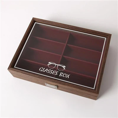 קופסא לאחסון משקפיים בסיטונאות עם צוהר